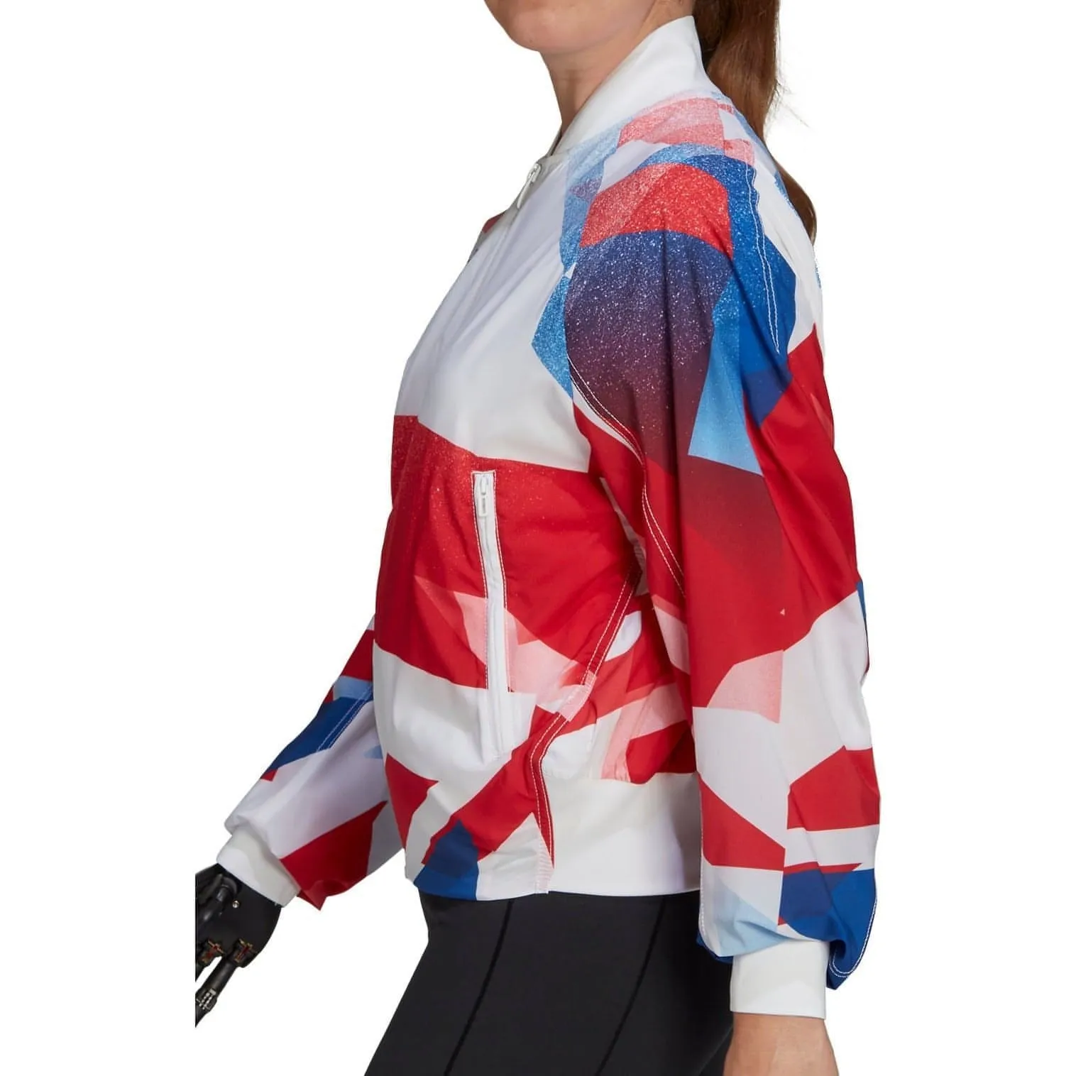 Bekleidung Adidas Damen adidas Team GB Podium Damenjacke - Weiß