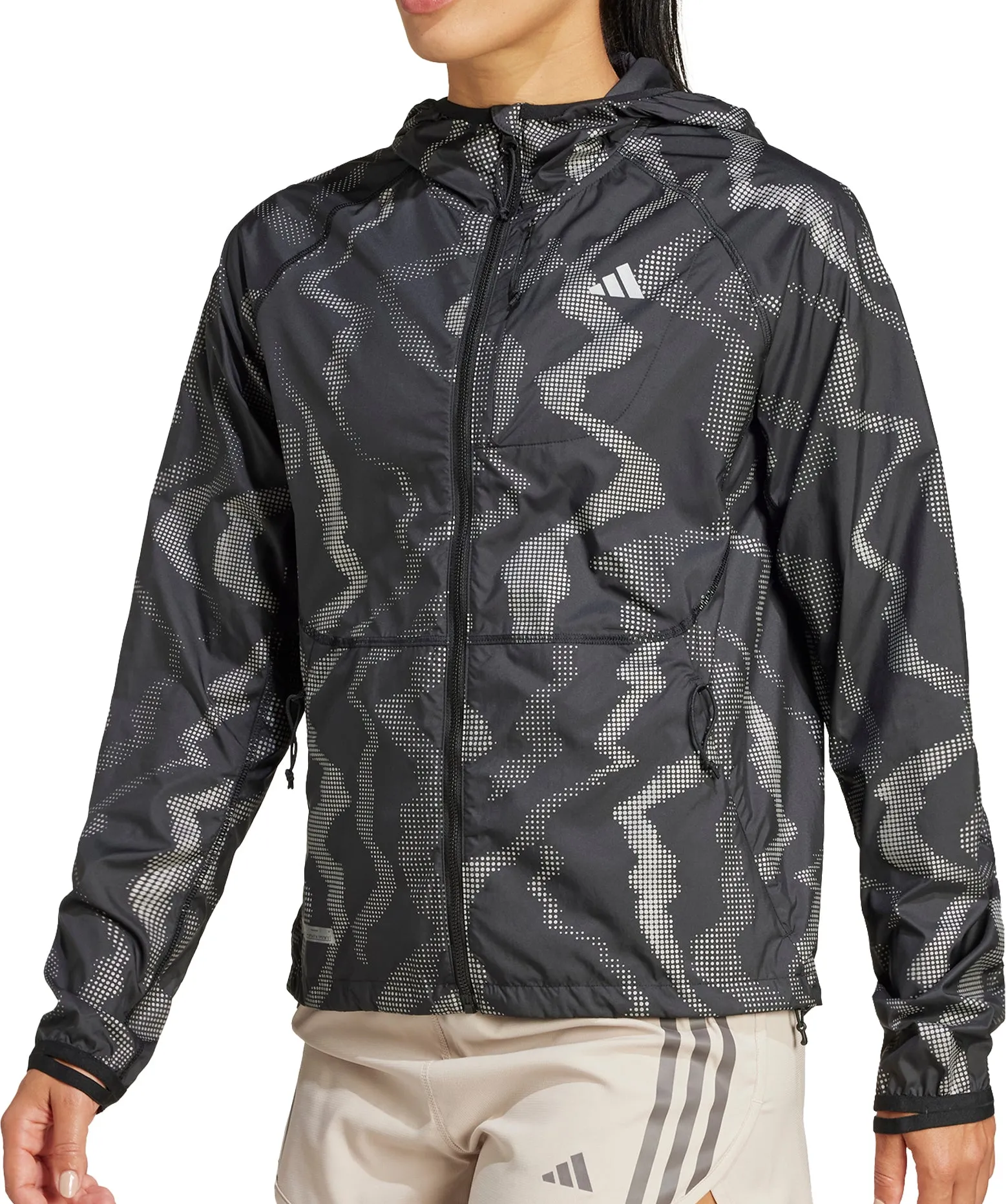Bekleidung Adidas Damen adidas Ultimate WIND.RDY Laufjacke für Damen - Schwarz