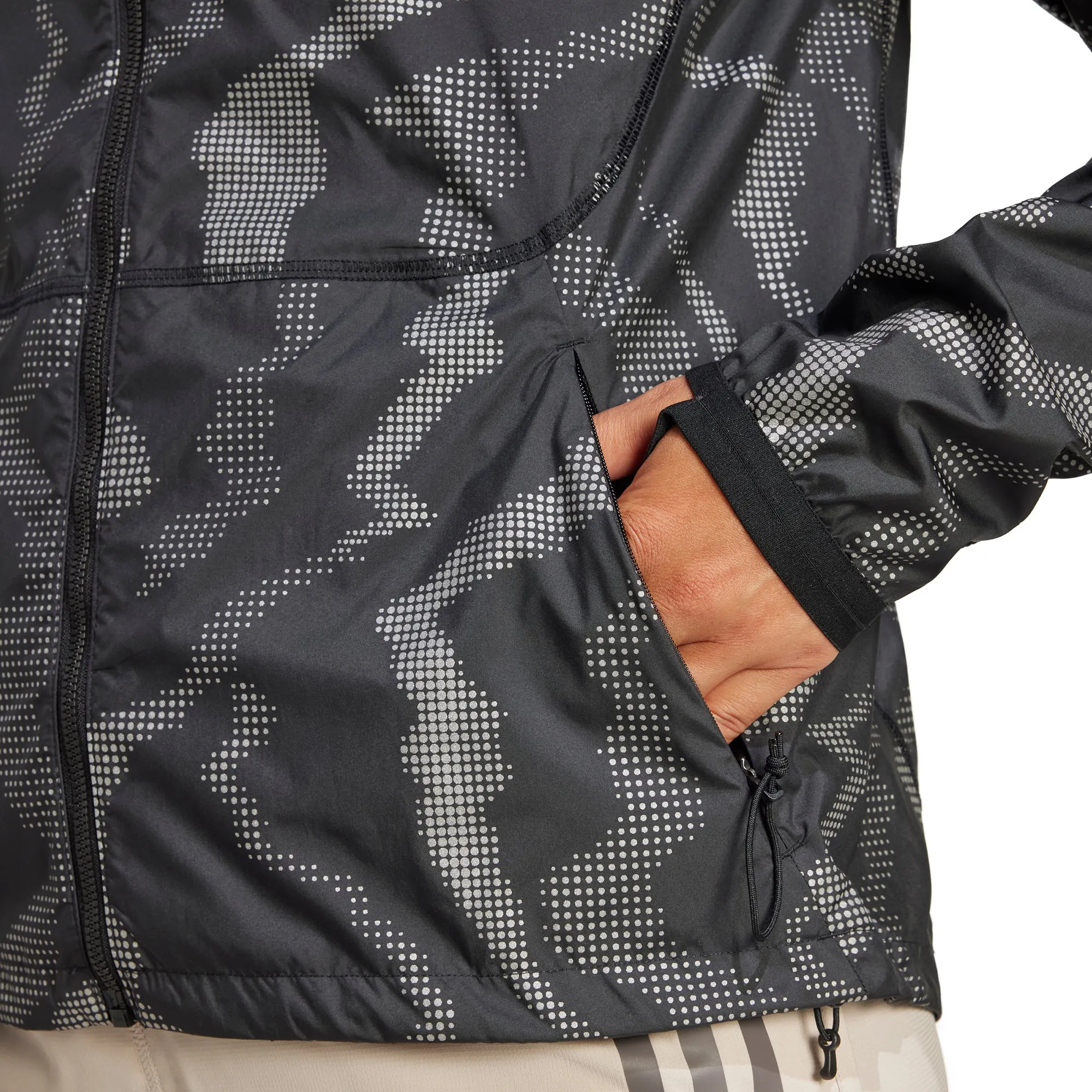 Bekleidung Adidas Damen adidas Ultimate WIND.RDY Laufjacke für Damen - Schwarz