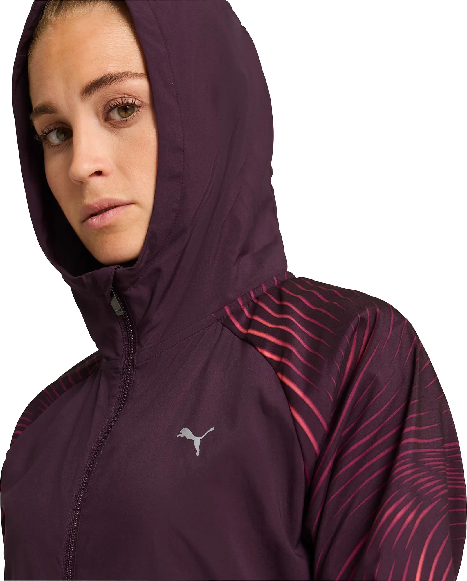 Bekleidung Puma Damen Puma Favourite Velocity Woven Laufjacke für Damen - Lila