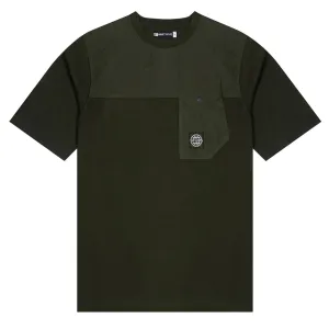Bekleidung St95 Herren ST95 T-Shirt mit Tasche Dunkelgrün