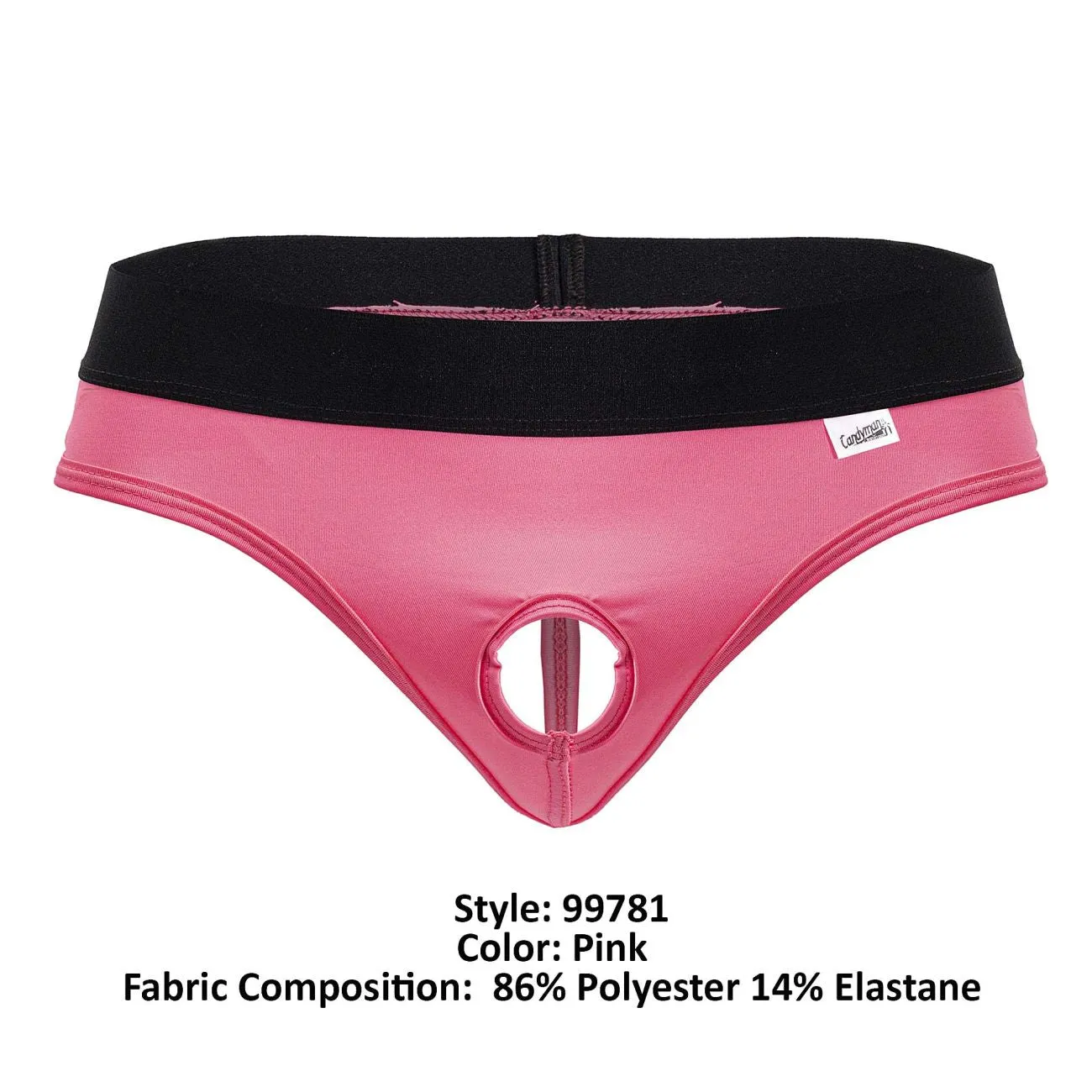 Bekleidung_Candyman_Herrenunterwäsche CandyMan 99781 Vorsteher-Tangas Farbe Rosa