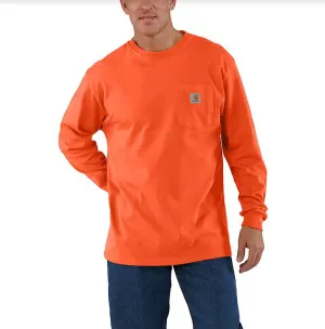 Kleidung_Carhartt_Oberteile Herren Arbeitskleidung Langarm T-Shirt mit Tasche
