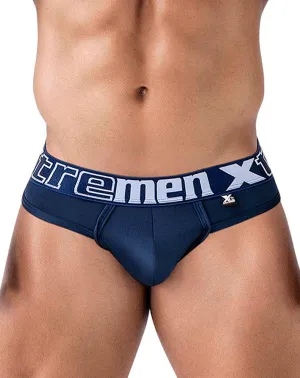 Clothing_Xtremen_Herrenunterwäsche Xtremen 91208b Mikrofaser-Tanga Marine