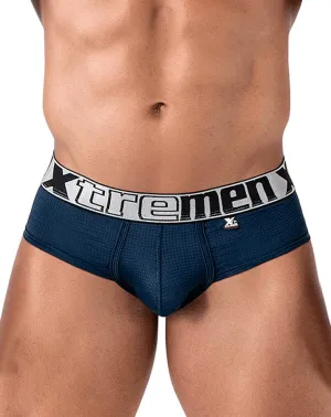 Clothing_Xtremen_Herrenunterwäsche Xtremen 91221 Mikrofaser-Slip Marine