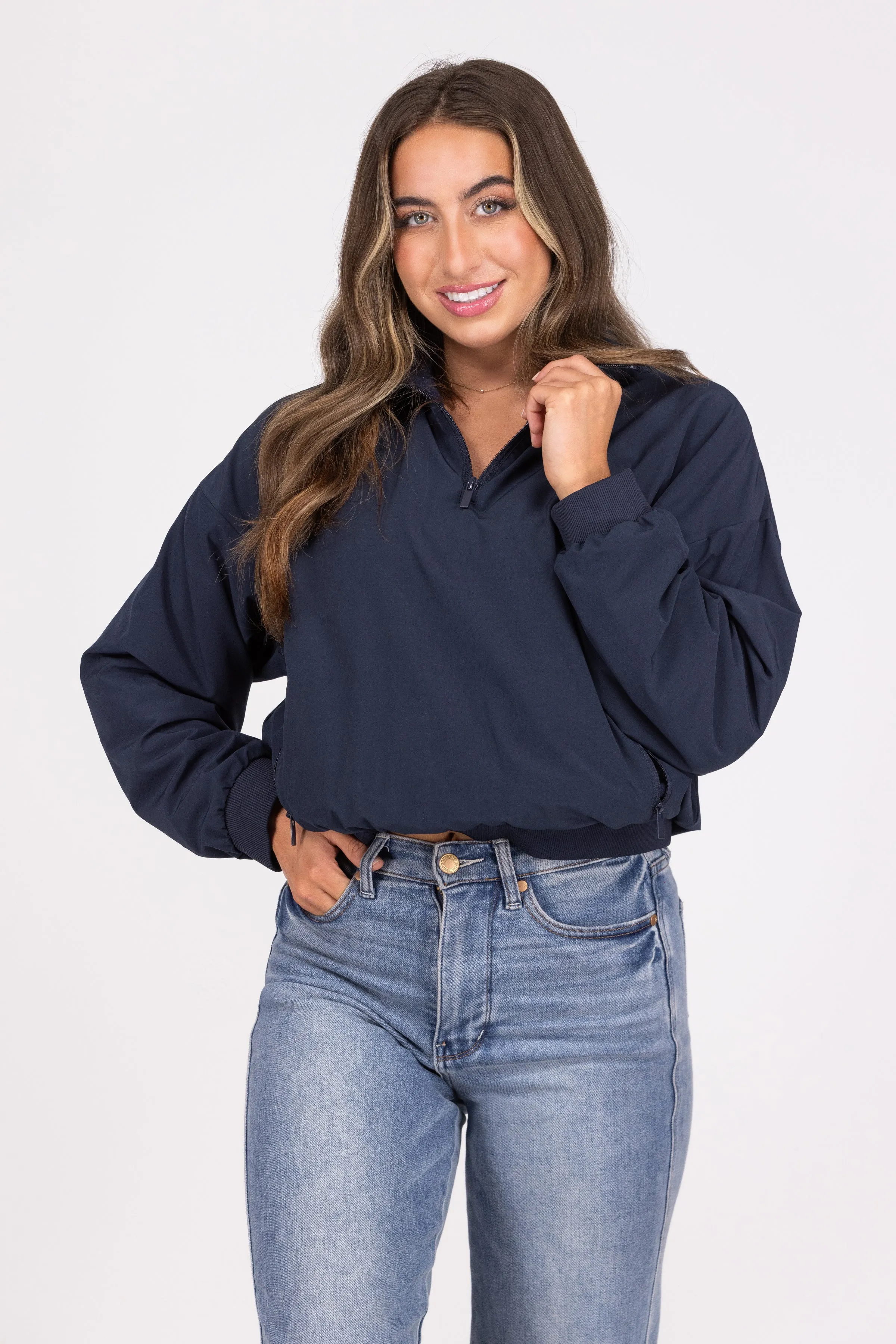 Come And Get Me Damen Pullover mit Stehkragen