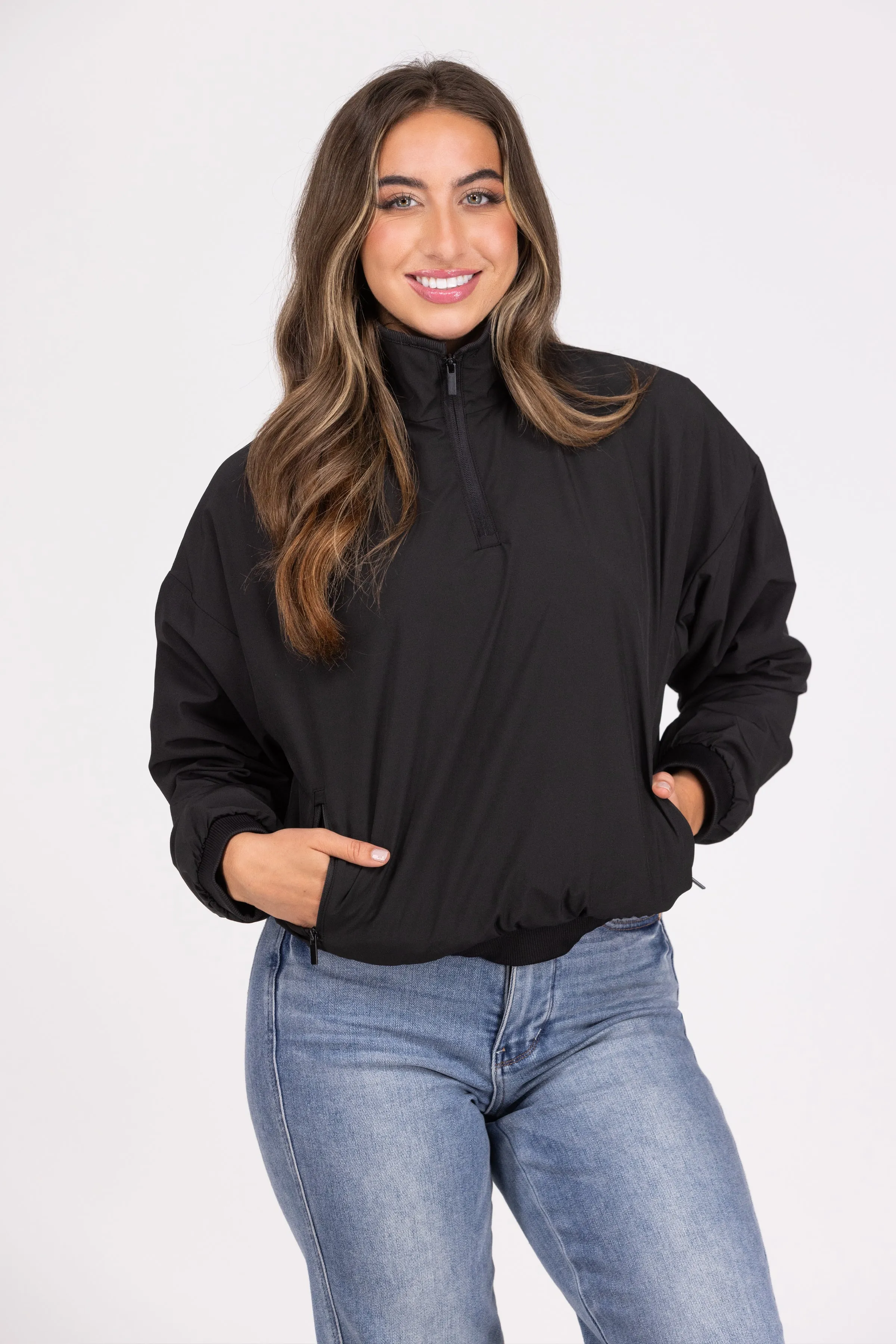 Come And Get Me Damen Pullover mit Stehkragen