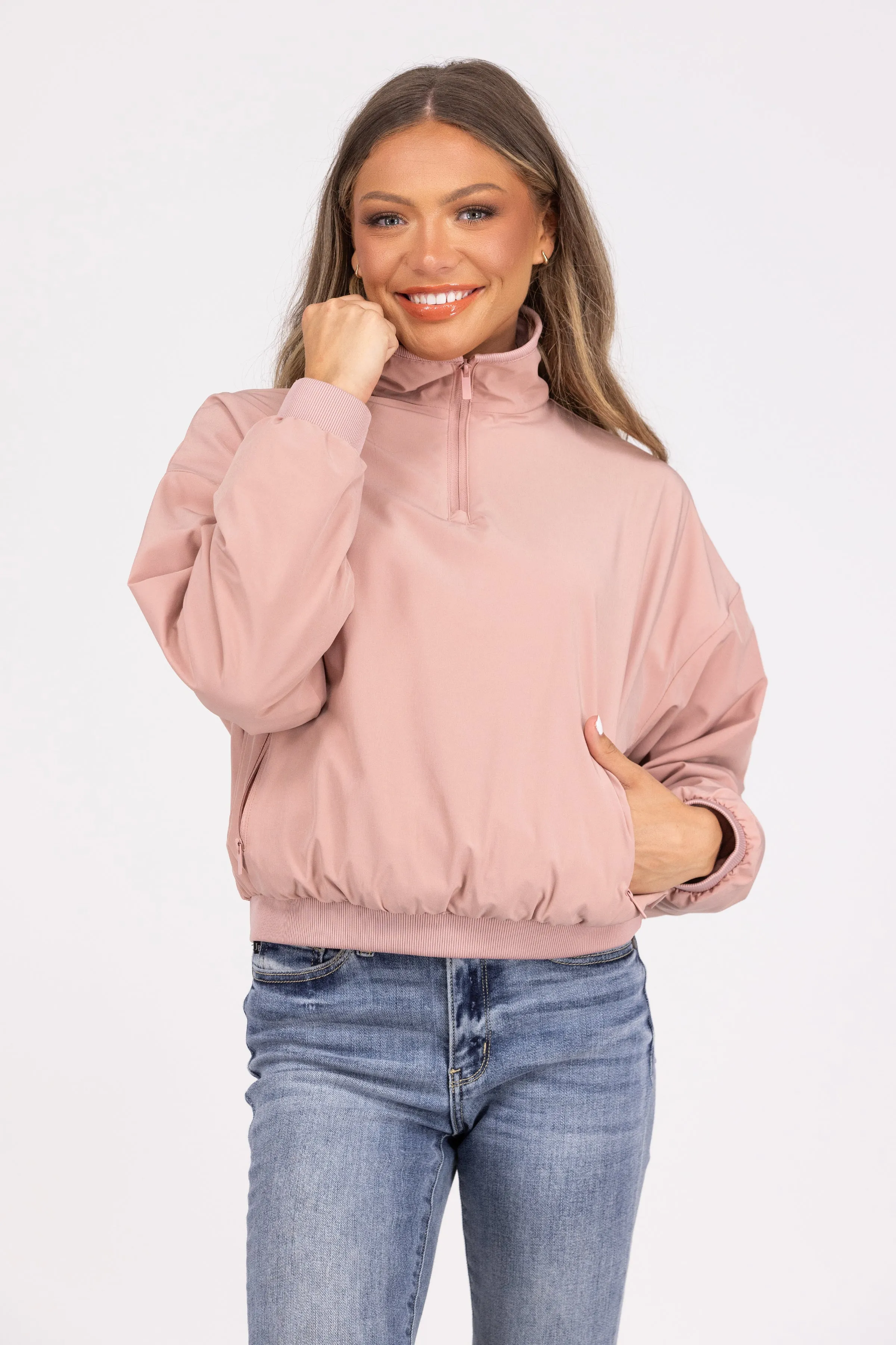 Come And Get Me Damen Pullover mit Stehkragen