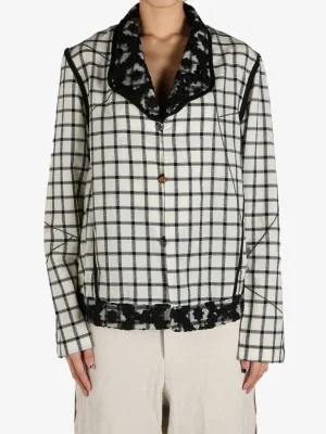 COMMUNS - Damen Karo Jacke Kleidung_communs