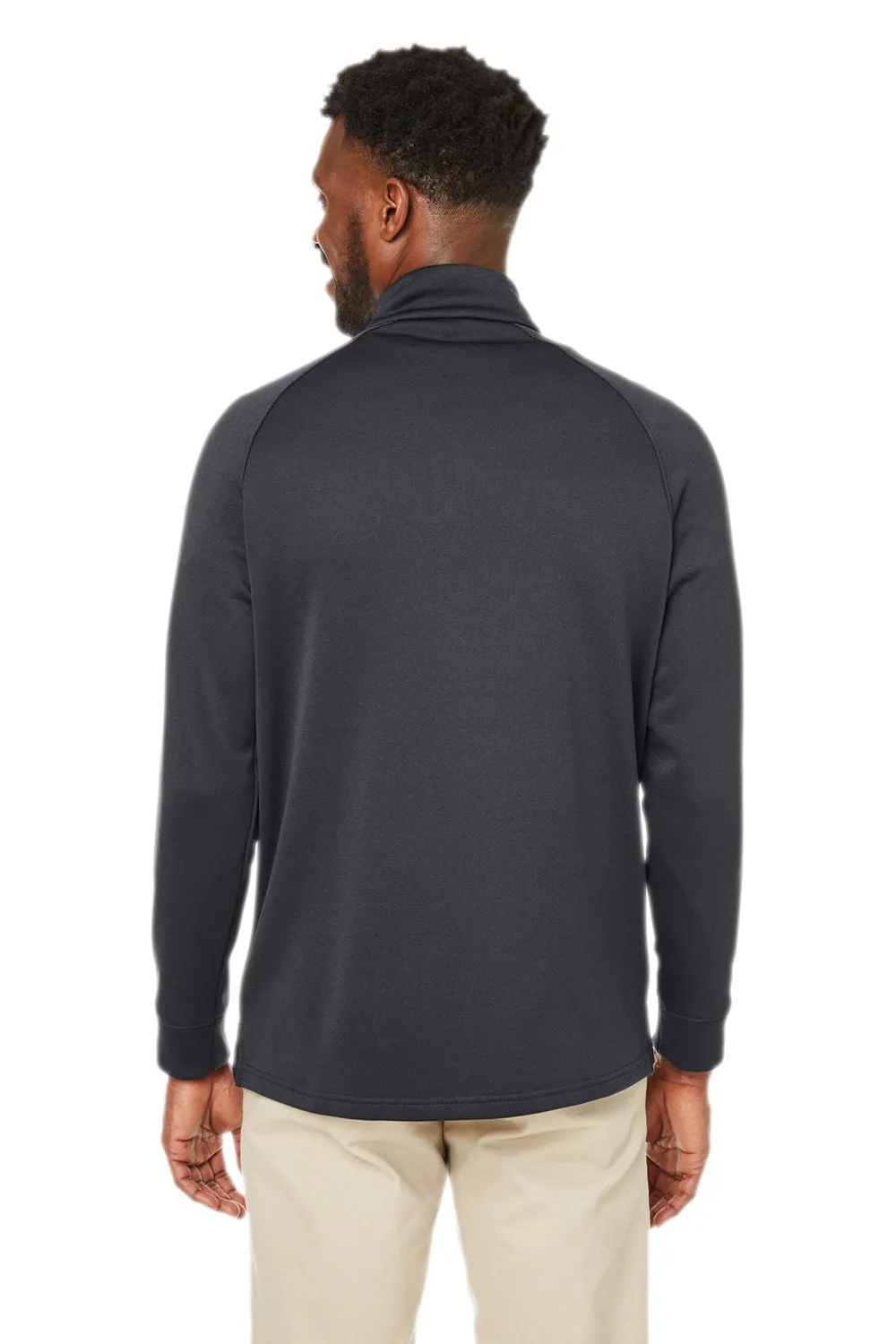 Core 365 Herren Fusion ChromaSoft Anti-Static Fleece 1/4-Zip Sweatshirt mit Tasche - Kohlegrau