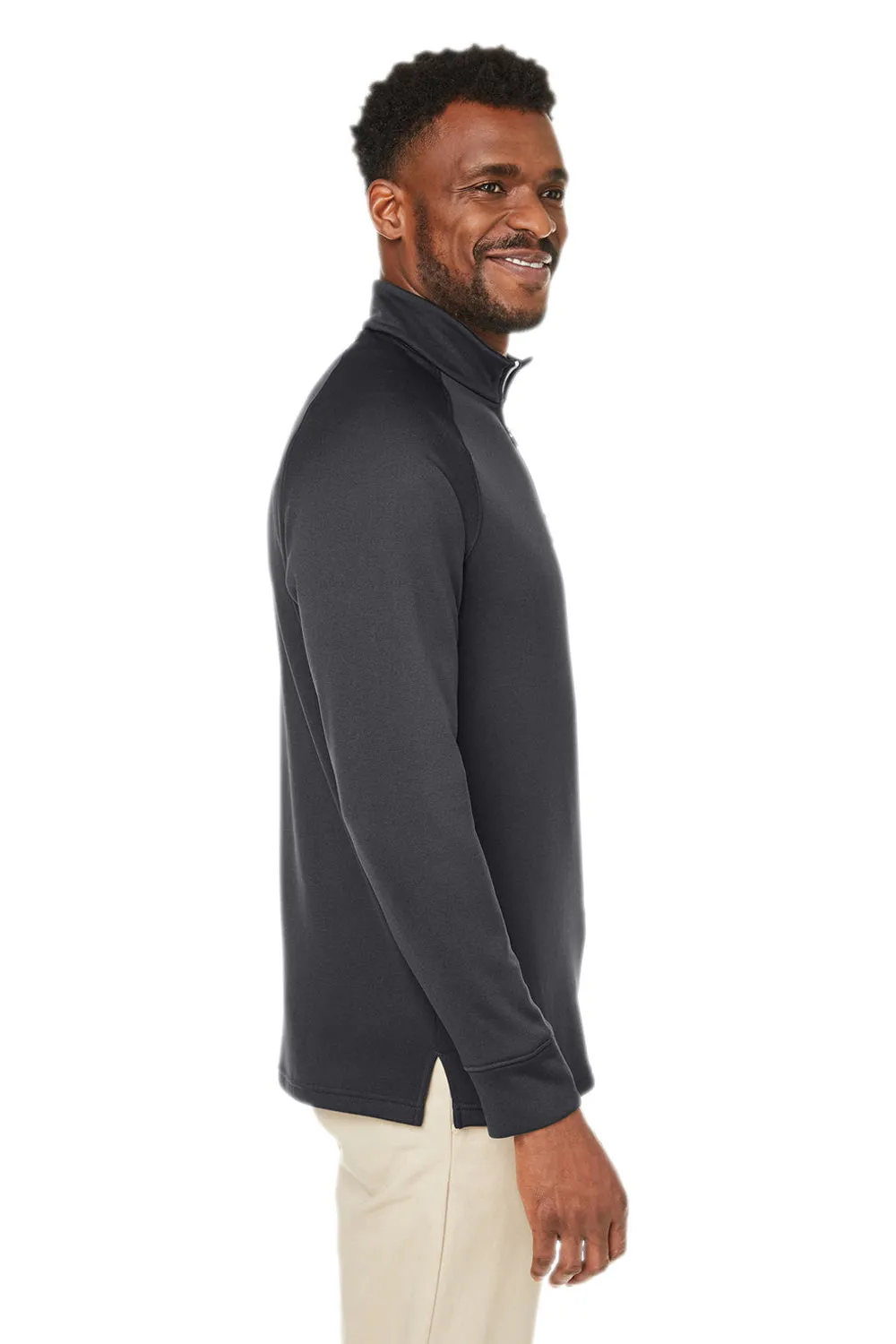 Core 365 Herren Fusion ChromaSoft Anti-Static Fleece 1/4-Zip Sweatshirt mit Tasche - Kohlegrau