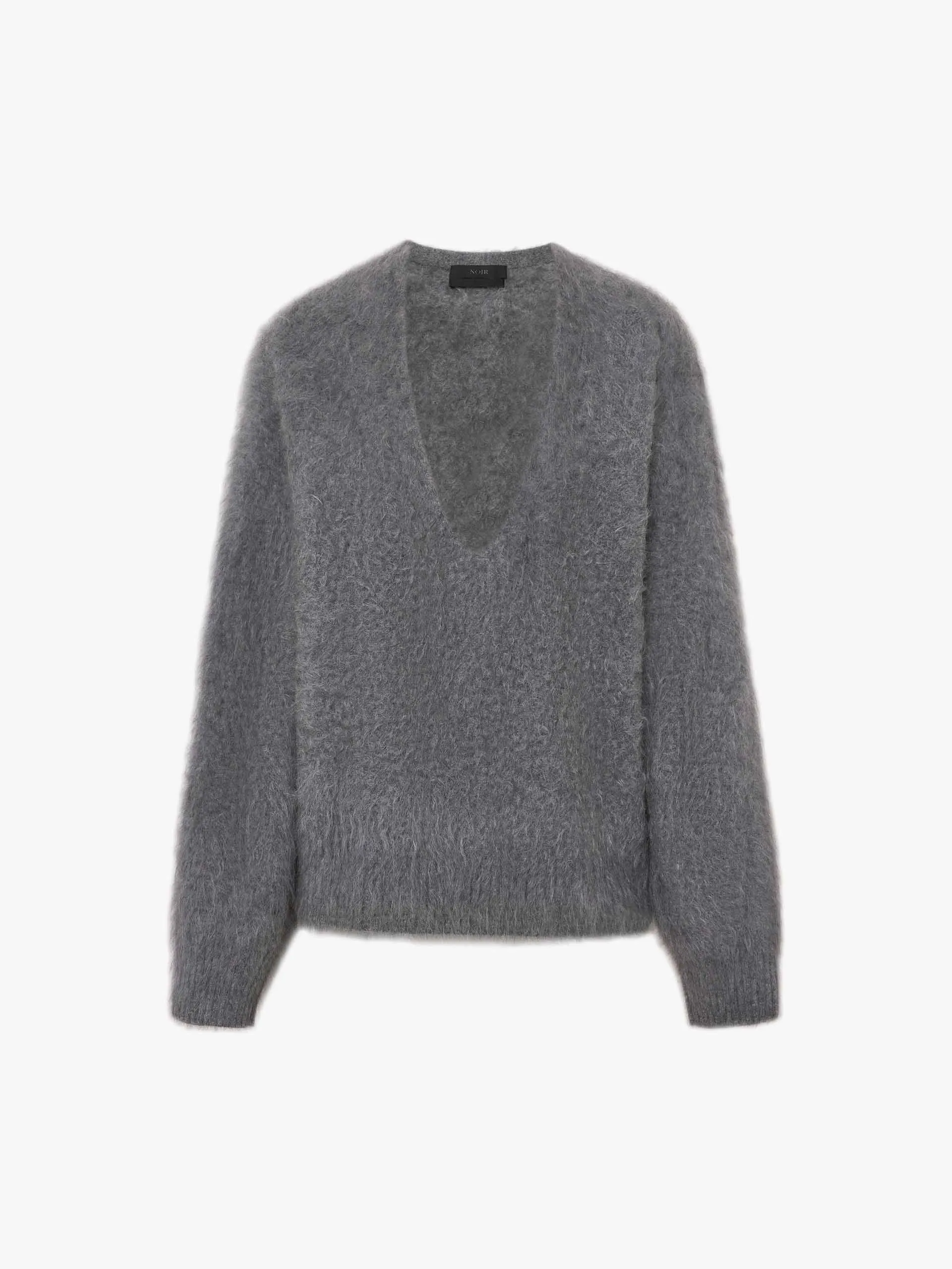 Tiefer V-Ausschnitt Kaschmir-Pullover