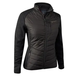 Deerhunter Damen Caroline gefütterte Jacke Braun Blatt Deerhunter Kleidung