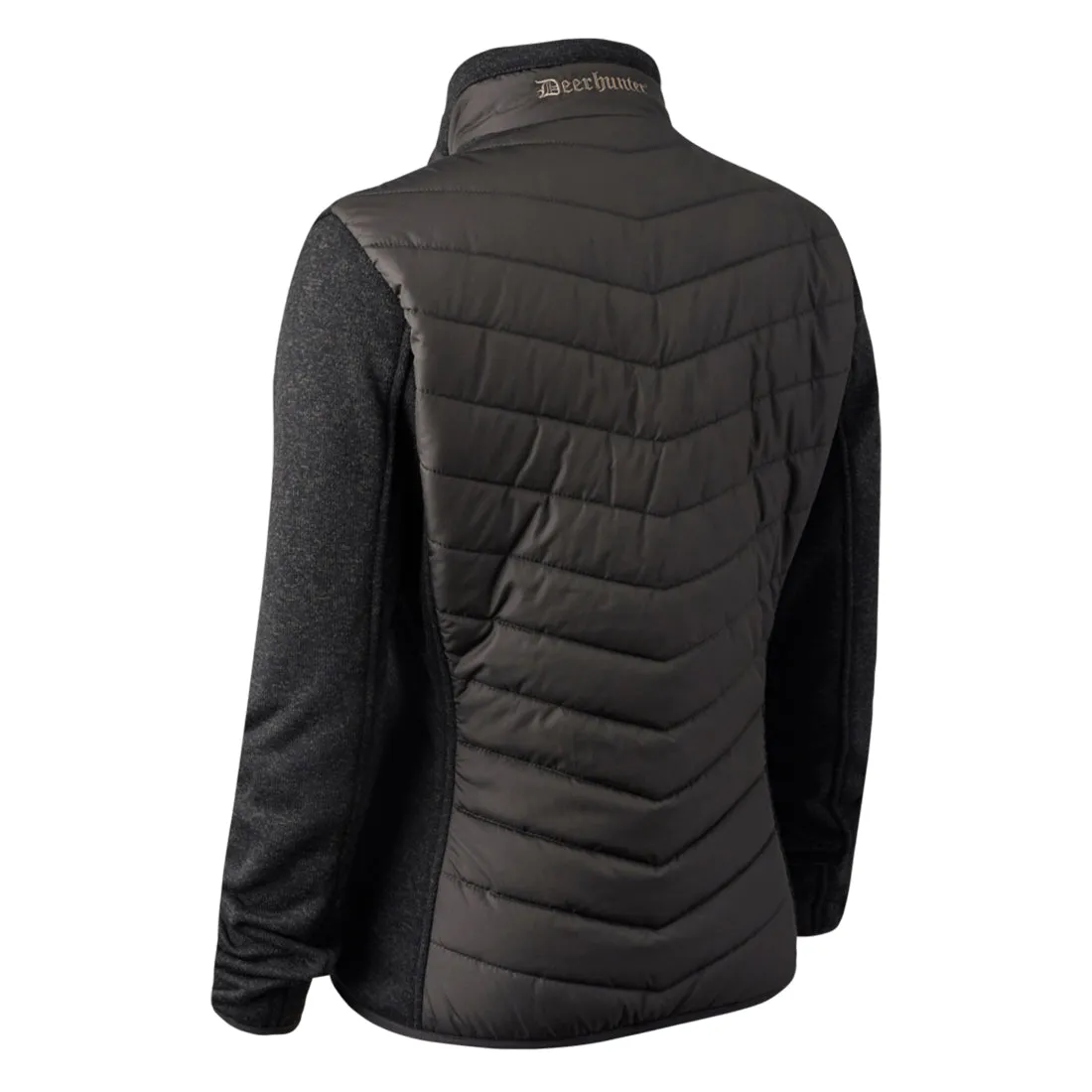 Deerhunter Damen Caroline gefütterte Jacke Braun Blatt Deerhunter Kleidung