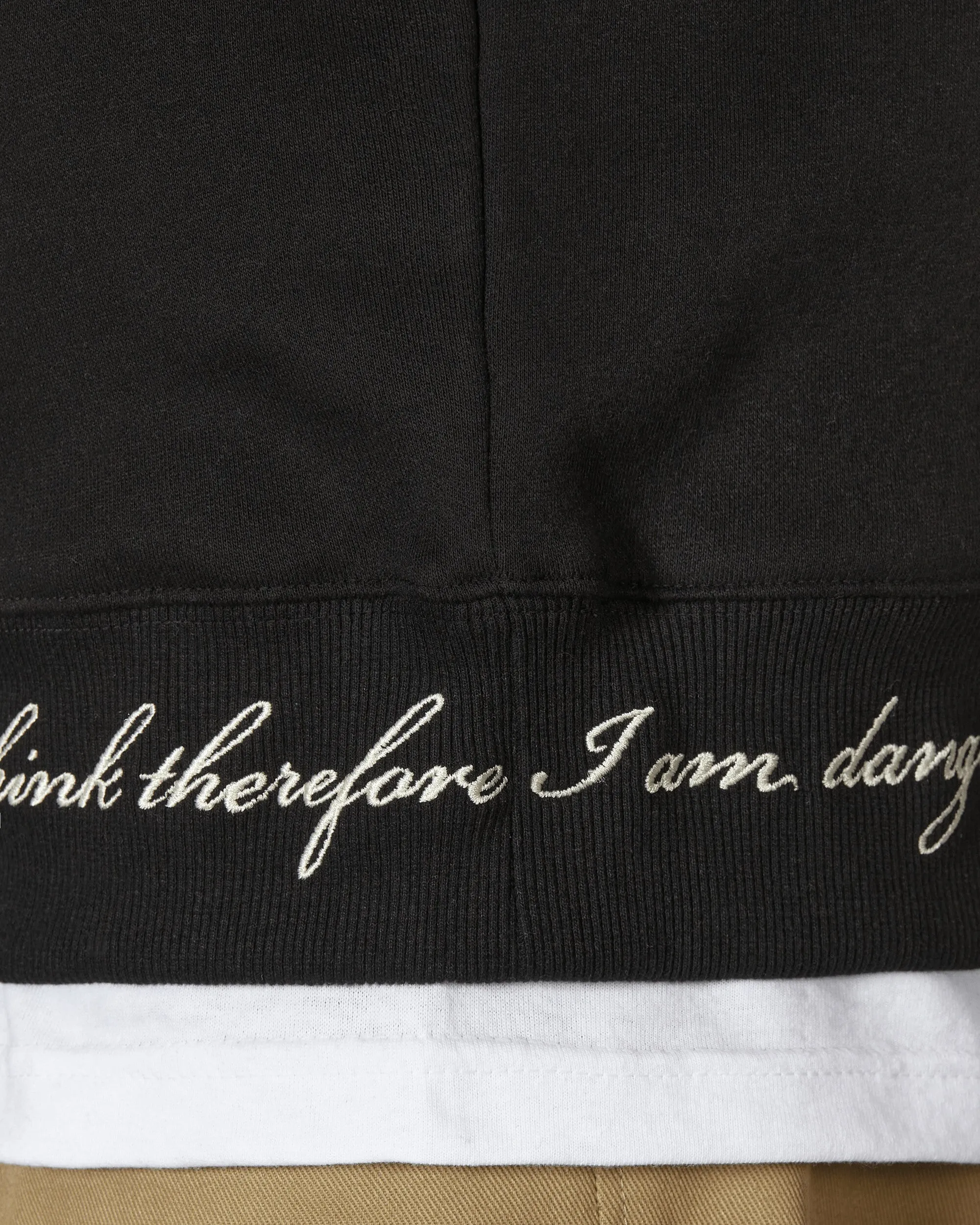 Discourse Kapuzenpullover Schwarz