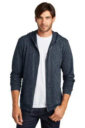 Bezirks Herren Medaille Full Zip Kapuzenpullover Hoodie mit Taschen - Neu Marineblau