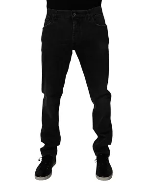 Dolce & Gabbana Blatt Baumwolle Klassische Herren Jeans