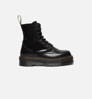 Dr. Martens Schuhe Jadon Hochglanz Glattleder Herren Stiefel - Schwarz