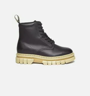 Dr. Martens Schuhe Rikard Kontrastsohle Plateau Herrenstiefel - Schwarz/Beige