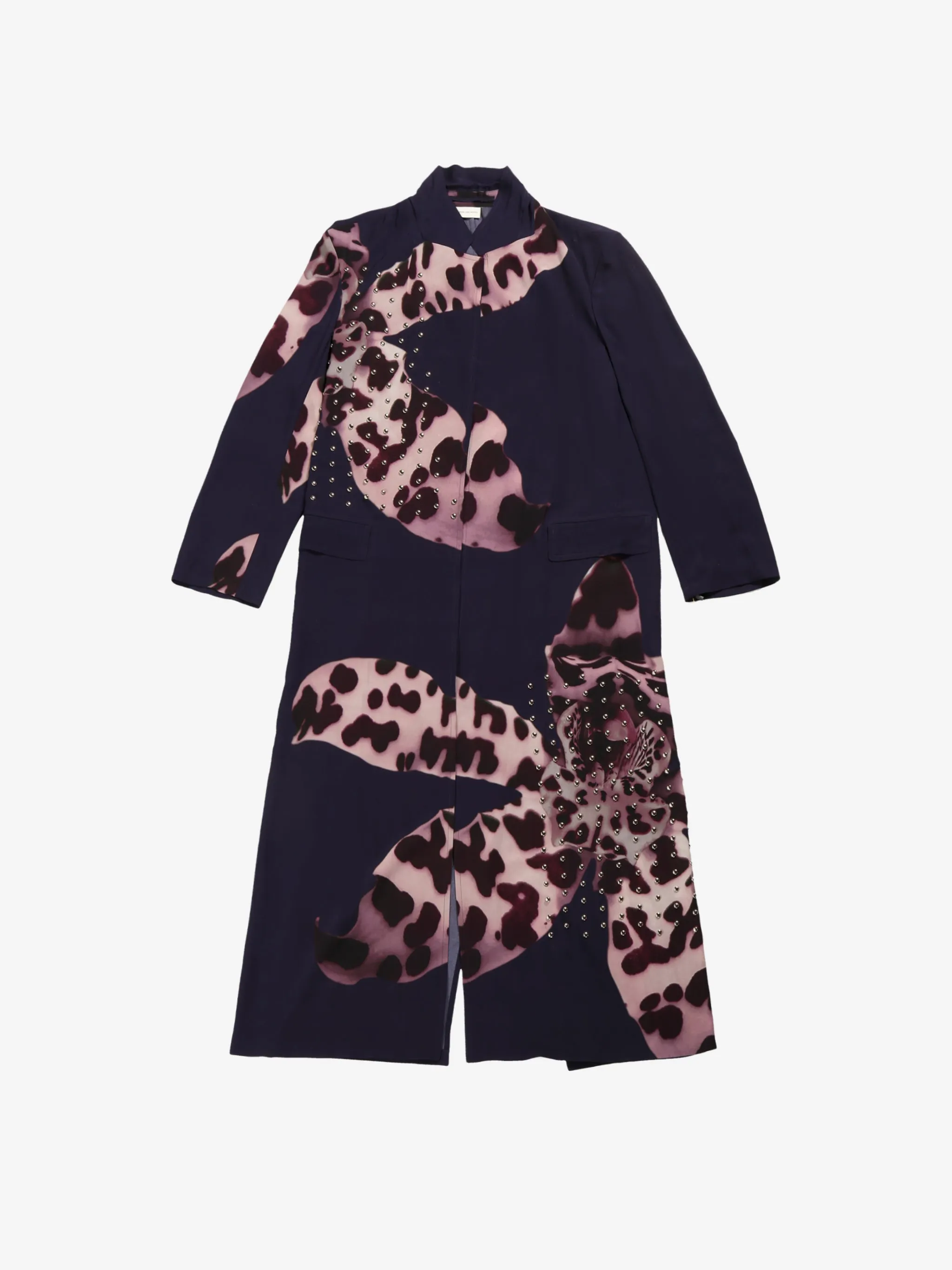DRIES VAN NOTEN - Damen Viskose Blumenmuster Verzierter Mantel Bekleidung_dries-van-noten