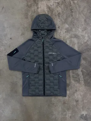 Dripmoda Peak Hybrid Jacke - Grau