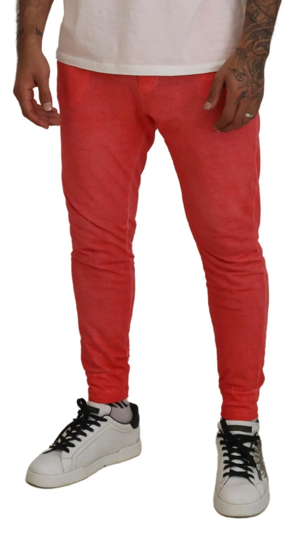 Dsqua2 Baumwollhose mit elastischem Bund und Logo für Herren