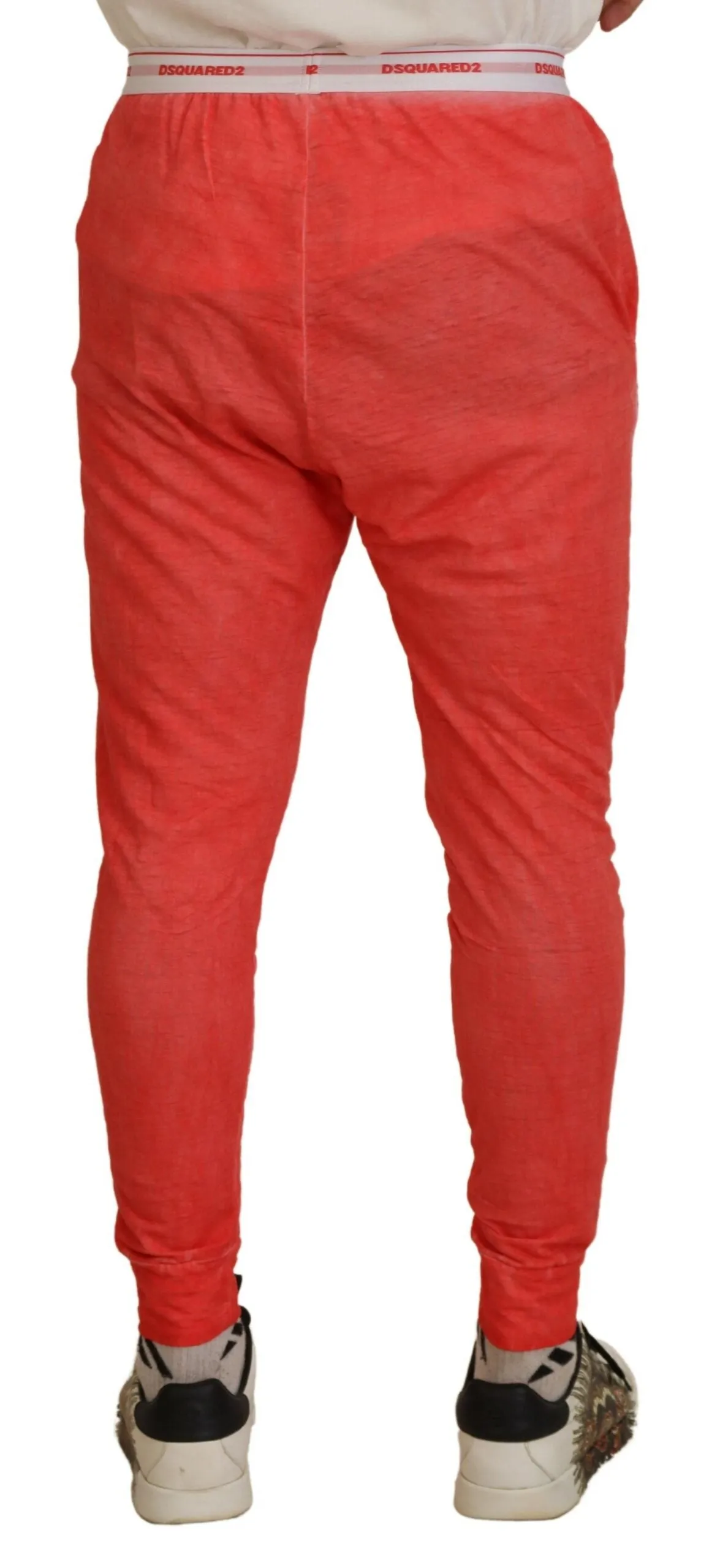 Dsqua2 Baumwollhose mit elastischem Bund und Logo für Herren