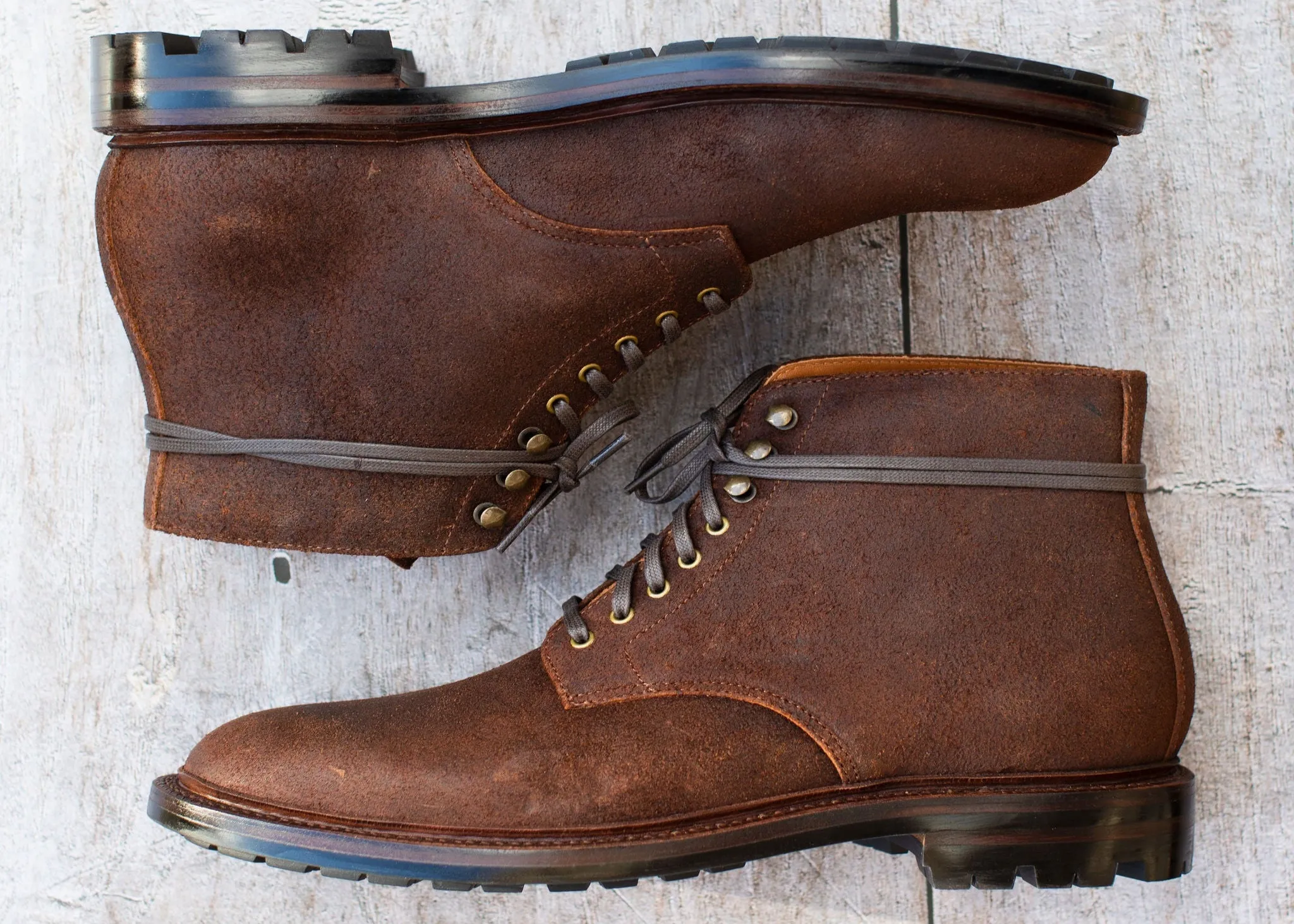 Edward Boot Dark Oak Roughout