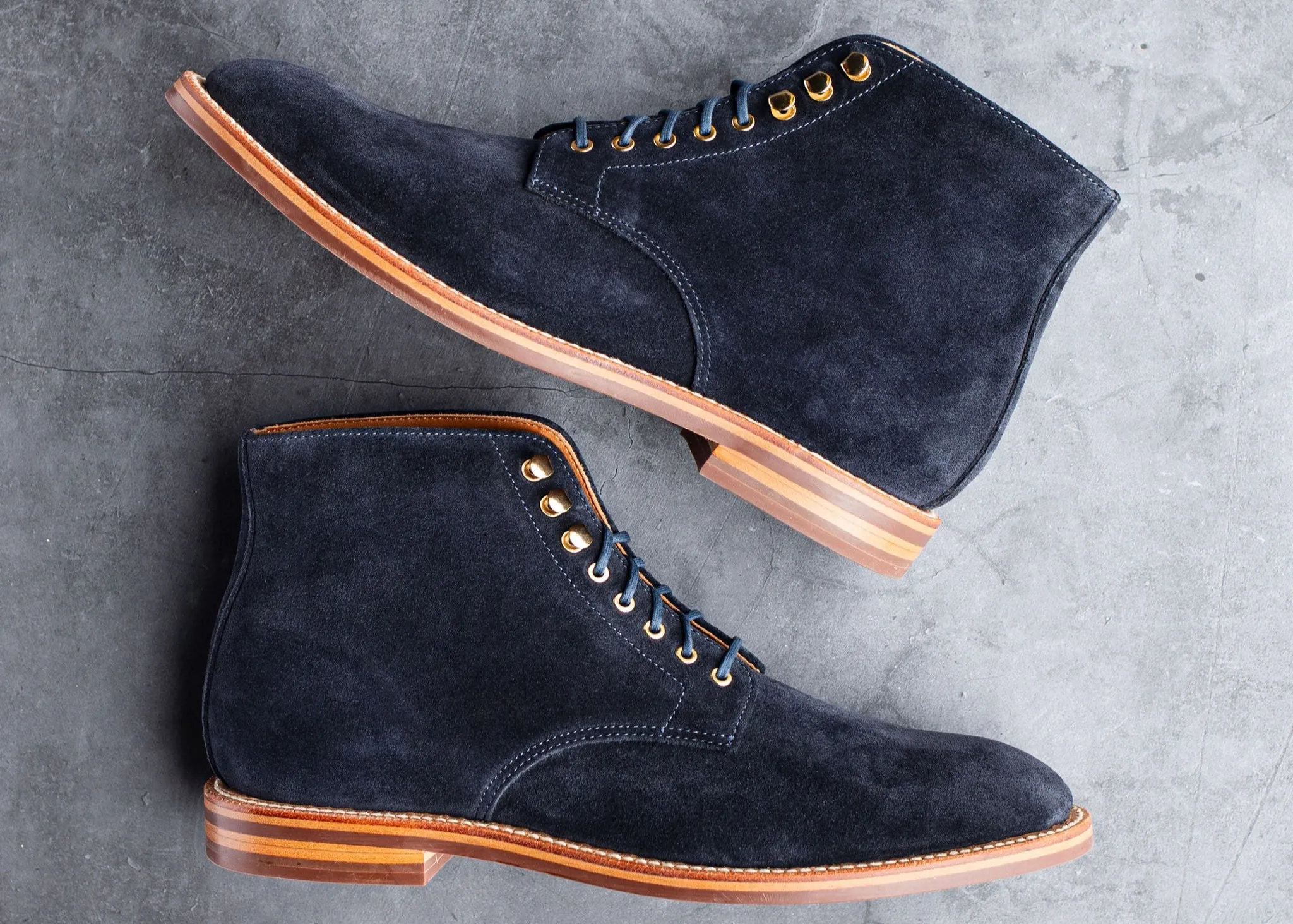 Edward Boot Midnight Wildleder