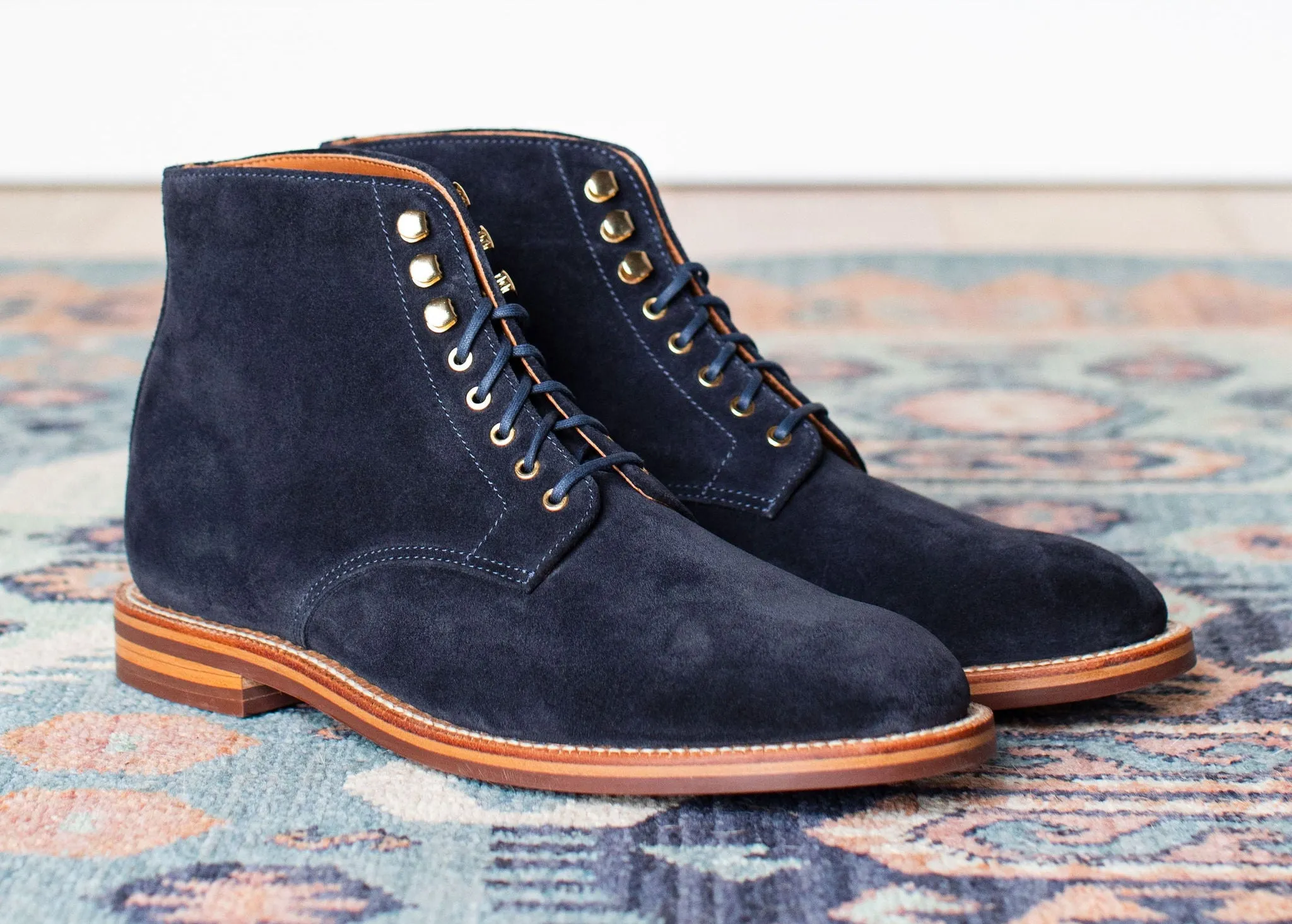 Edward Boot Midnight Wildleder
