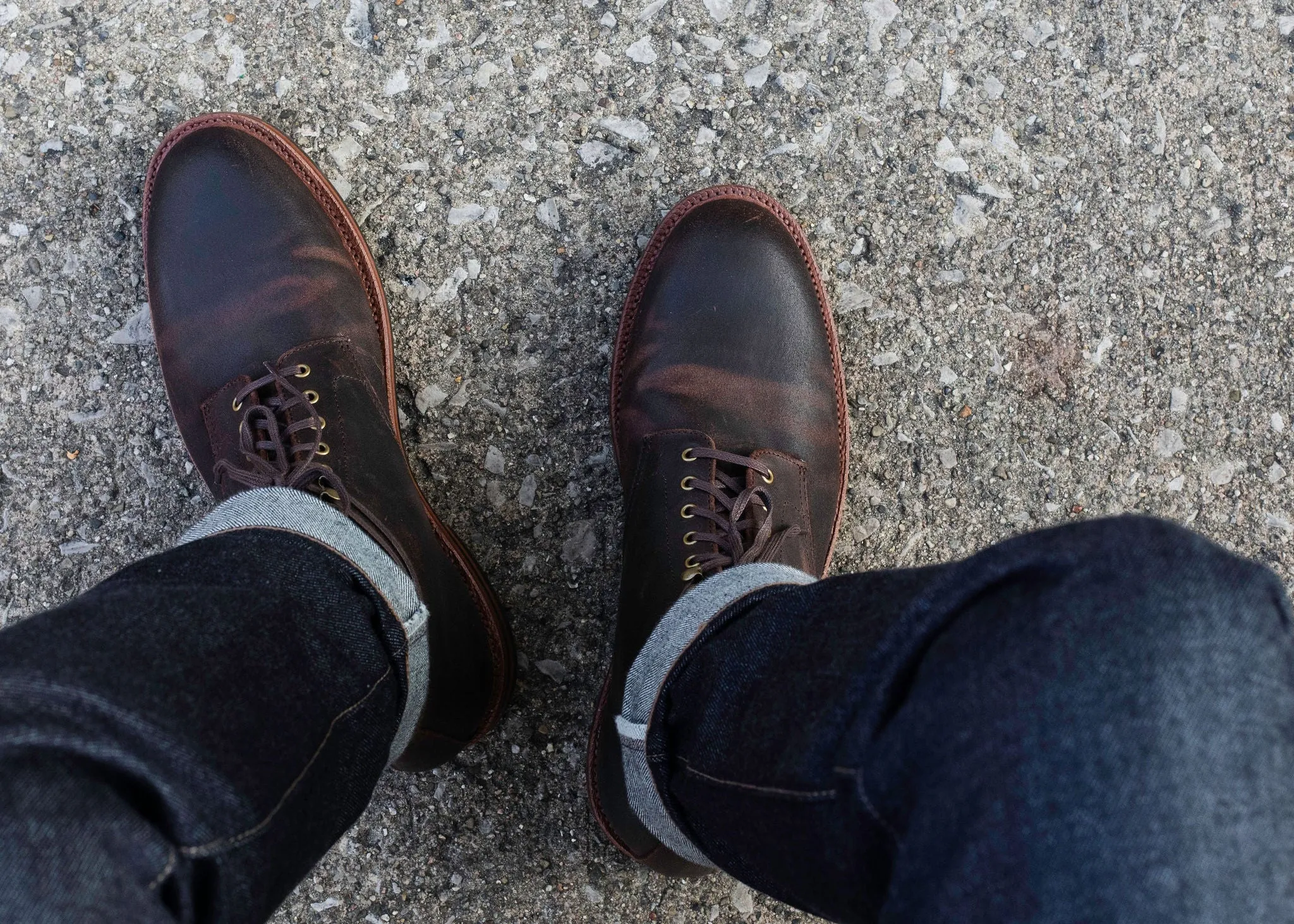 Edward Boot Tabak Gewachster Commander