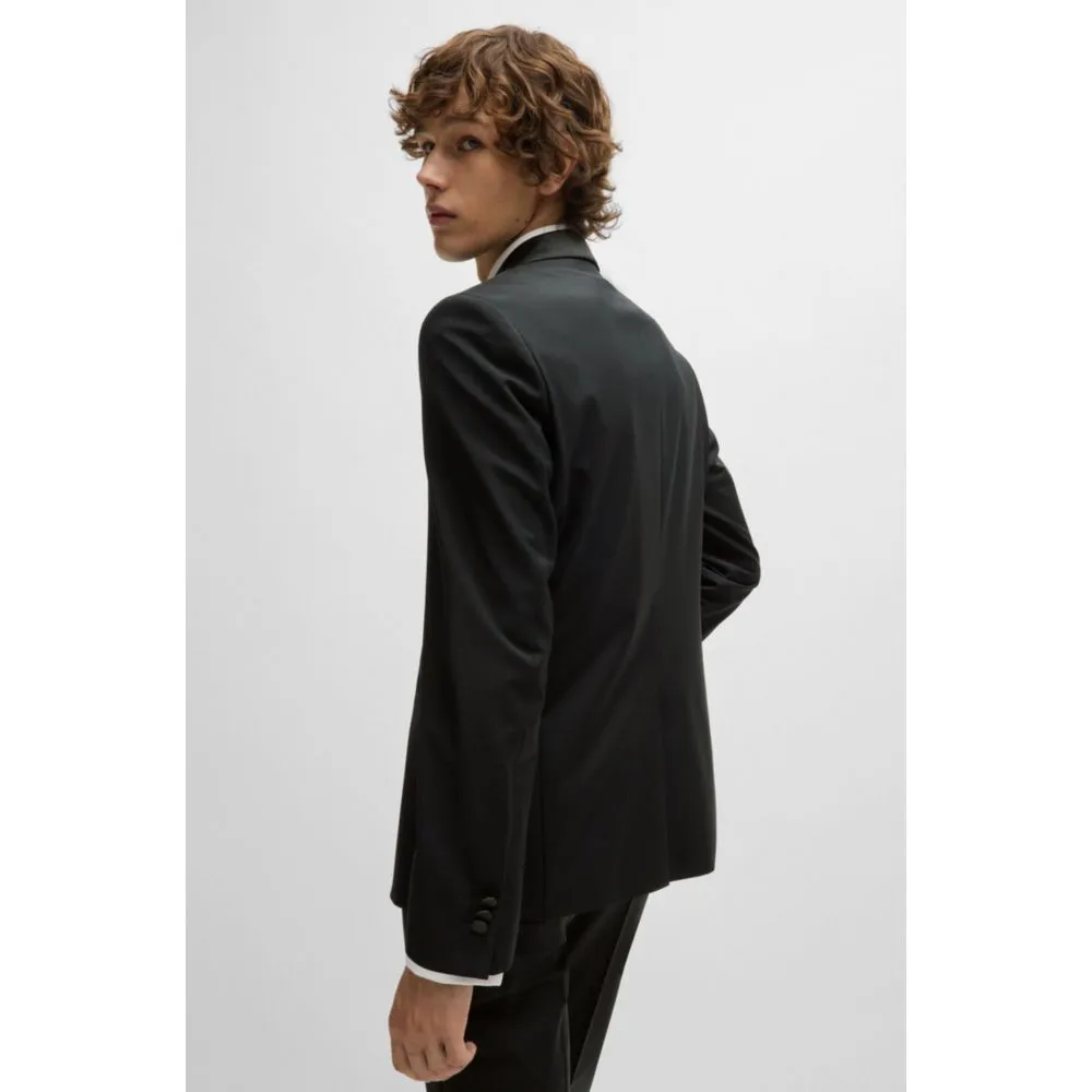 Extra-schlanke Smokingjacke aus Wolle
