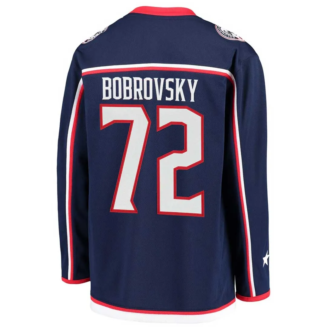 Fanatics - Kinder (Jugend) Columbus Blue Jackets Bobrovsky Heimtrikot Replik (265Y CBJH H39 72B)