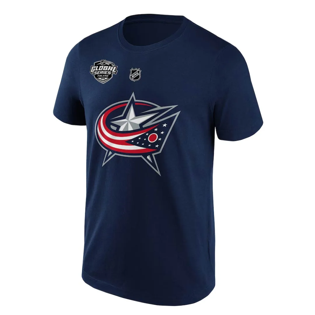 Fanatics - Herren Columbus Blue Jackets Patrik Laine T-Shirt (QF6E 4506 HL7 6Z0)