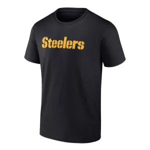 Fanatics - Herren Pittsburgh Steelers Kurzarm Nummer 1 Dad T-Shirt (QF6E 127A 7L 5FF)