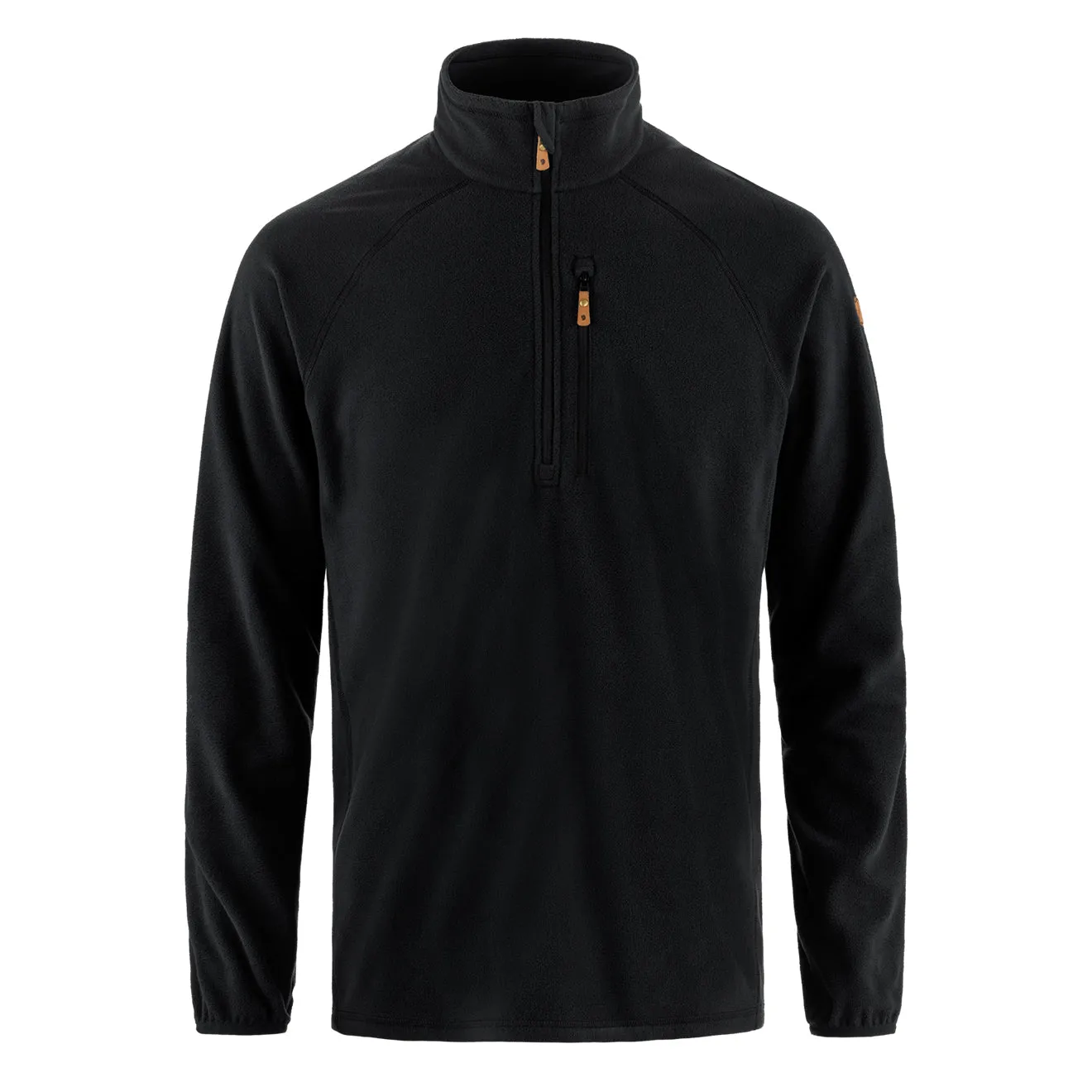 Fjallraven Ovik Lite Fleece Halbzip Schwarz