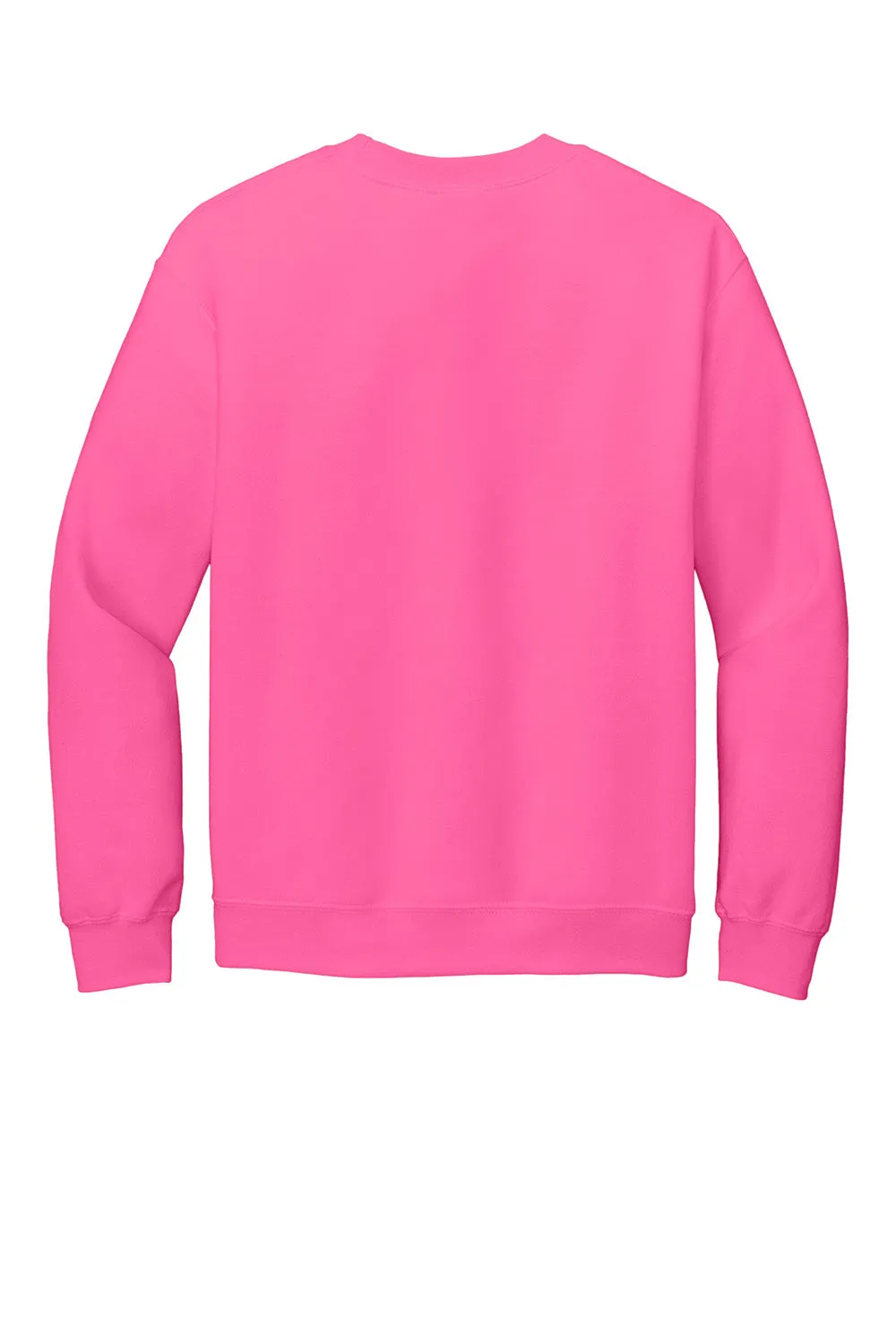 Gildan Herren Pill Resistant Fleece Crewneck Sweatshirt - Sicherheitsrosa
