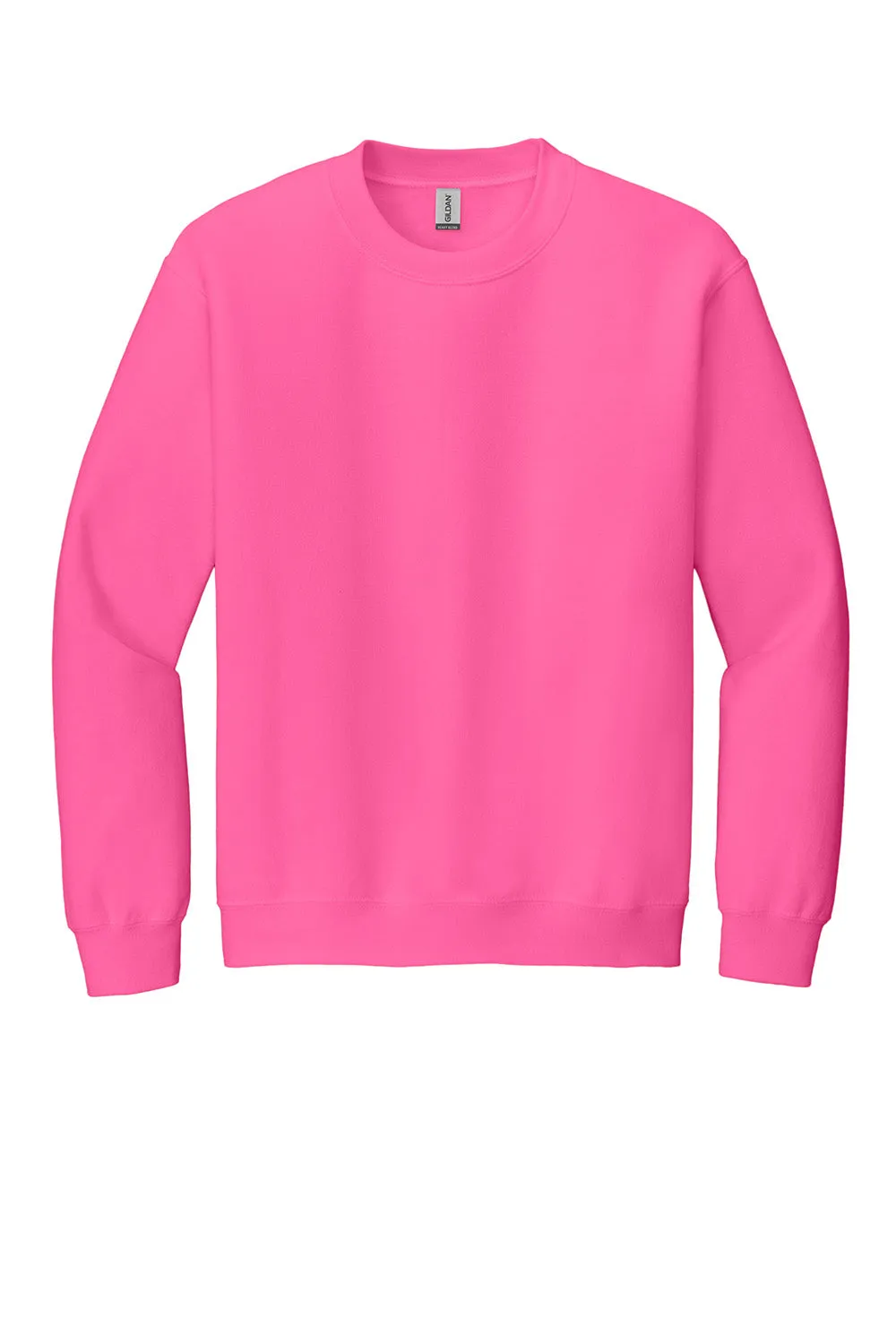 Gildan Herren Pill Resistant Fleece Crewneck Sweatshirt - Sicherheitsrosa
