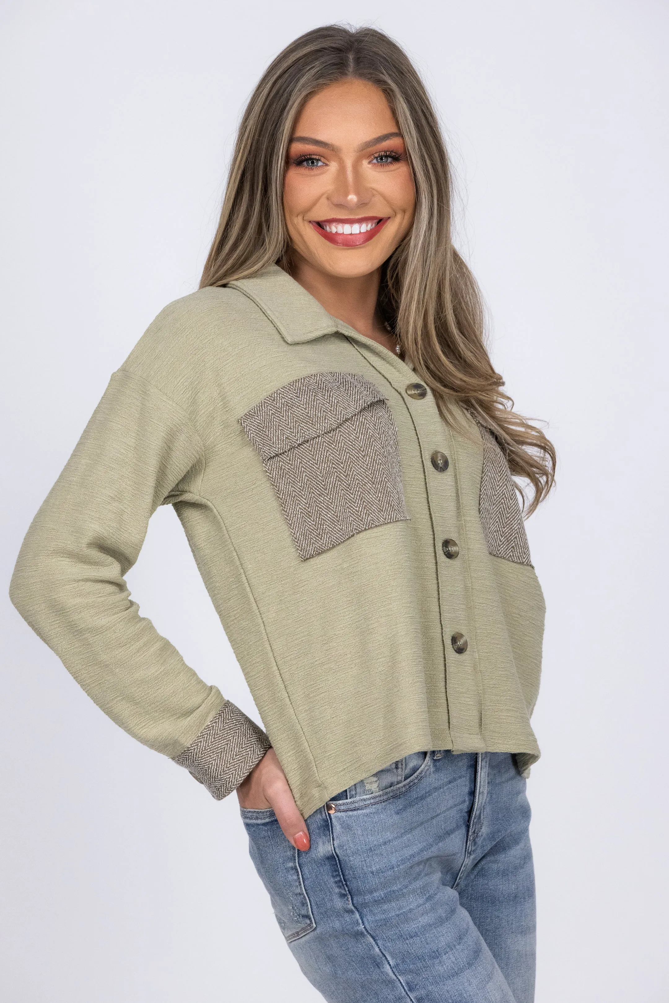 Go Ahead and Hol es dir Damen Jacke mit Fronttasche *Endgültiger Verkauf*