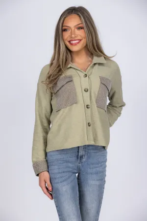 Go Ahead and Hol es dir Damen Jacke mit Fronttasche *Endgültiger Verkauf*