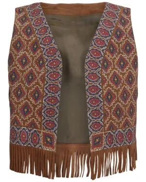 Gucci Wildleder-Weste mit Druck