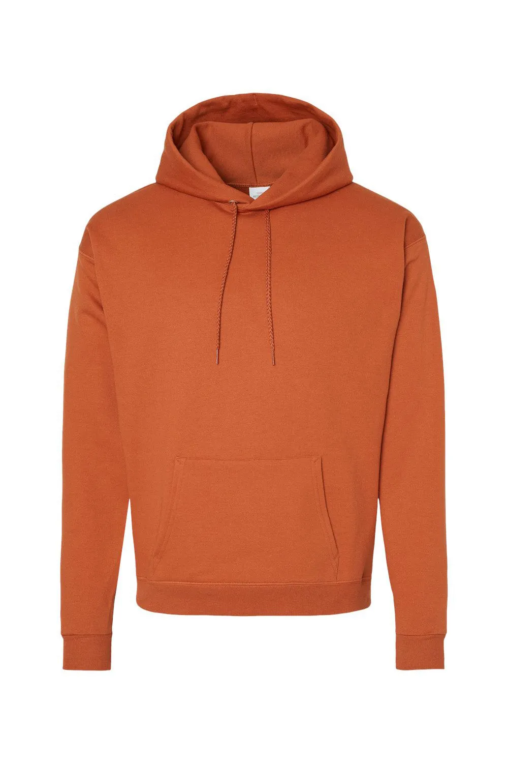 Hanes Herren EcoSmart Print Pro XP pillenresistente Kapuzenpullover Hoodie mit Beuteltasche - Texas Orange