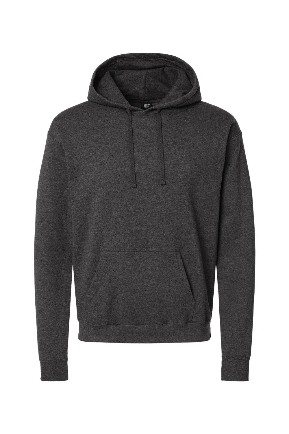 Hanes Herren Perfect Sweats Kapuzenpullover mit Kangaroo-Tasche - Heather Charcoal Grey