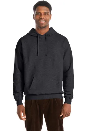 Hanes Herren Perfect Sweats Kapuzenpullover mit Kangaroo-Tasche - Heather Charcoal Grey