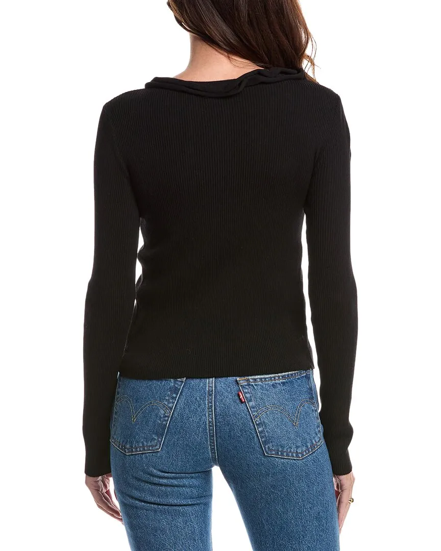 Harper Rippen-Rüschen-Cardigan