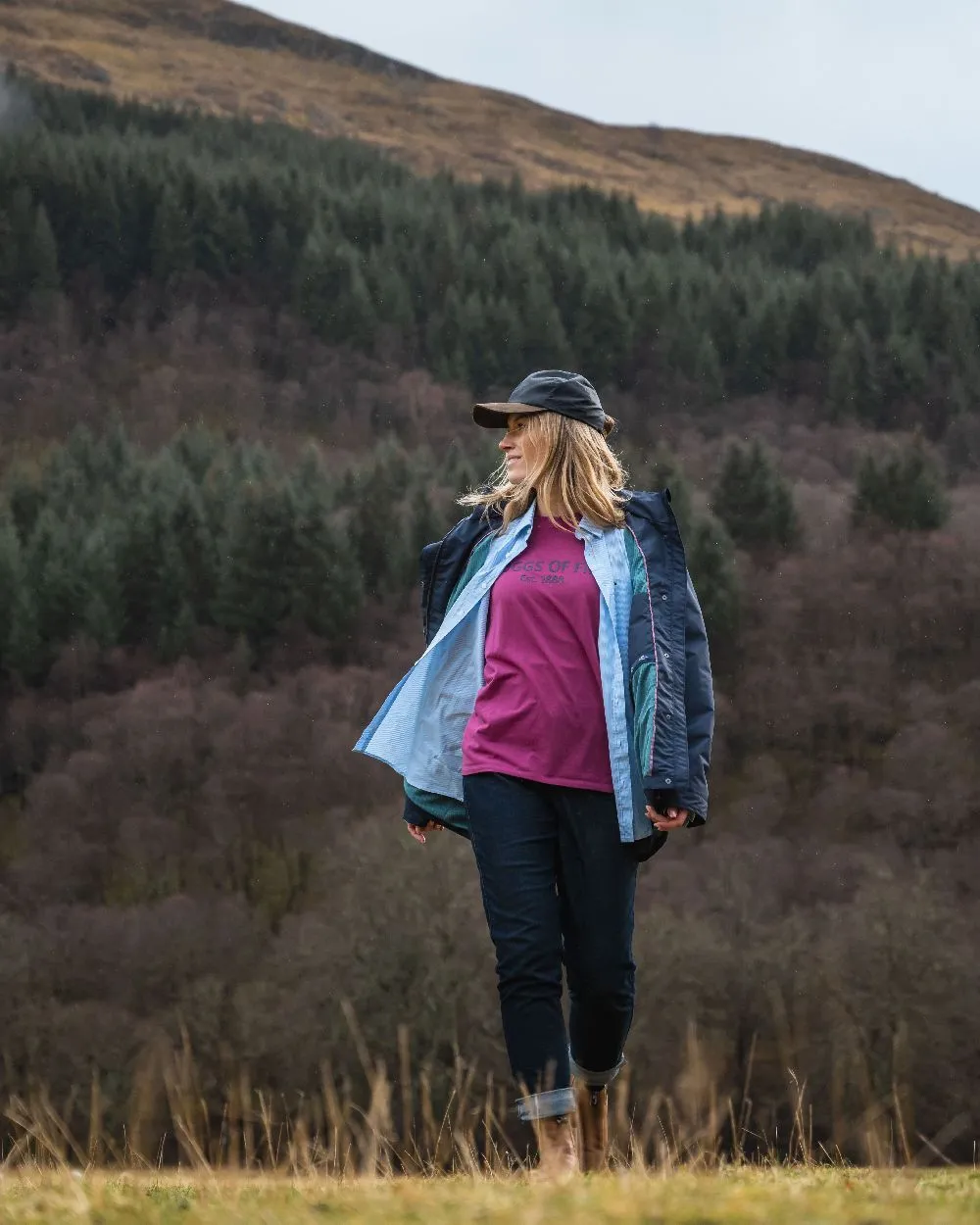 Hoggs of Fife Damen Stella Bedrucktes T-Shirt Hoggs of Fife