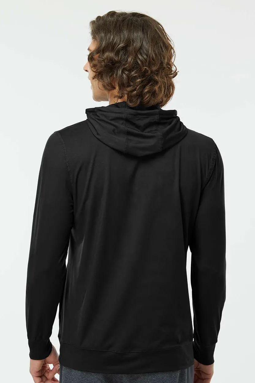 Holloway Herren Eco Revive Ventura Feuchtigkeitstransportierende Kapuzenpullover Hoodie - Schwarz