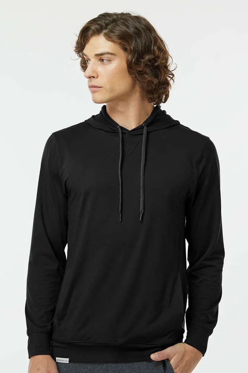 Holloway Herren Eco Revive Ventura Feuchtigkeitstransportierende Kapuzenpullover Hoodie - Schwarz