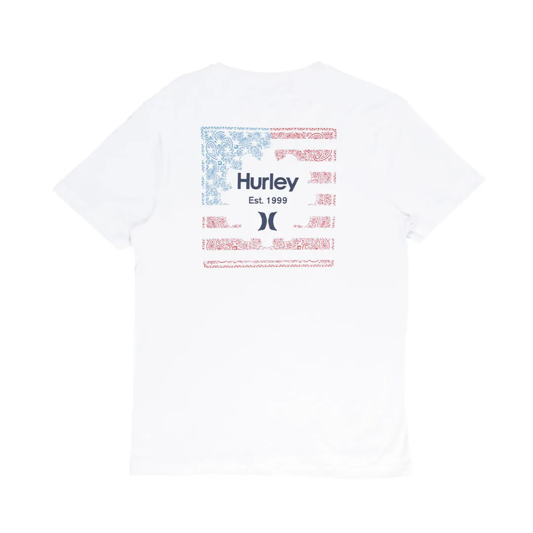 Hurley - Herren Found Nation Stars T-Shirt (HSP22VMT-03900 100)