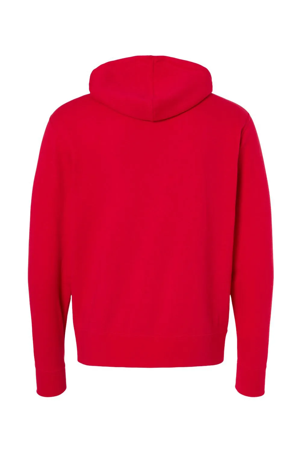 Independent Trading Company Herren Kapuzenpullover mit Reißverschluss und Taschen - Rot